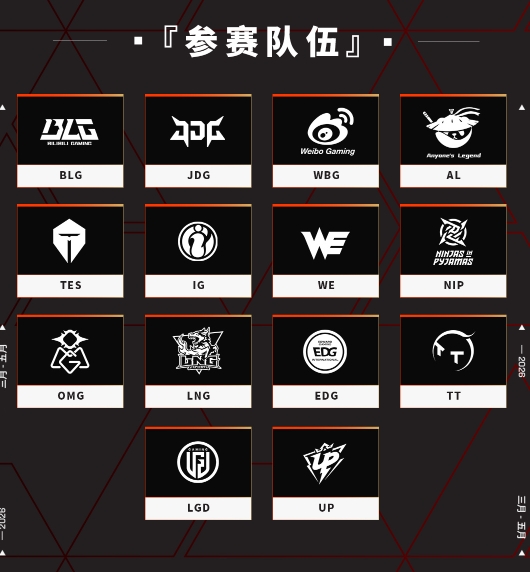EWC LPL预选赛赛程出炉:第一阶段3月27日开始,角逐2个正赛席位